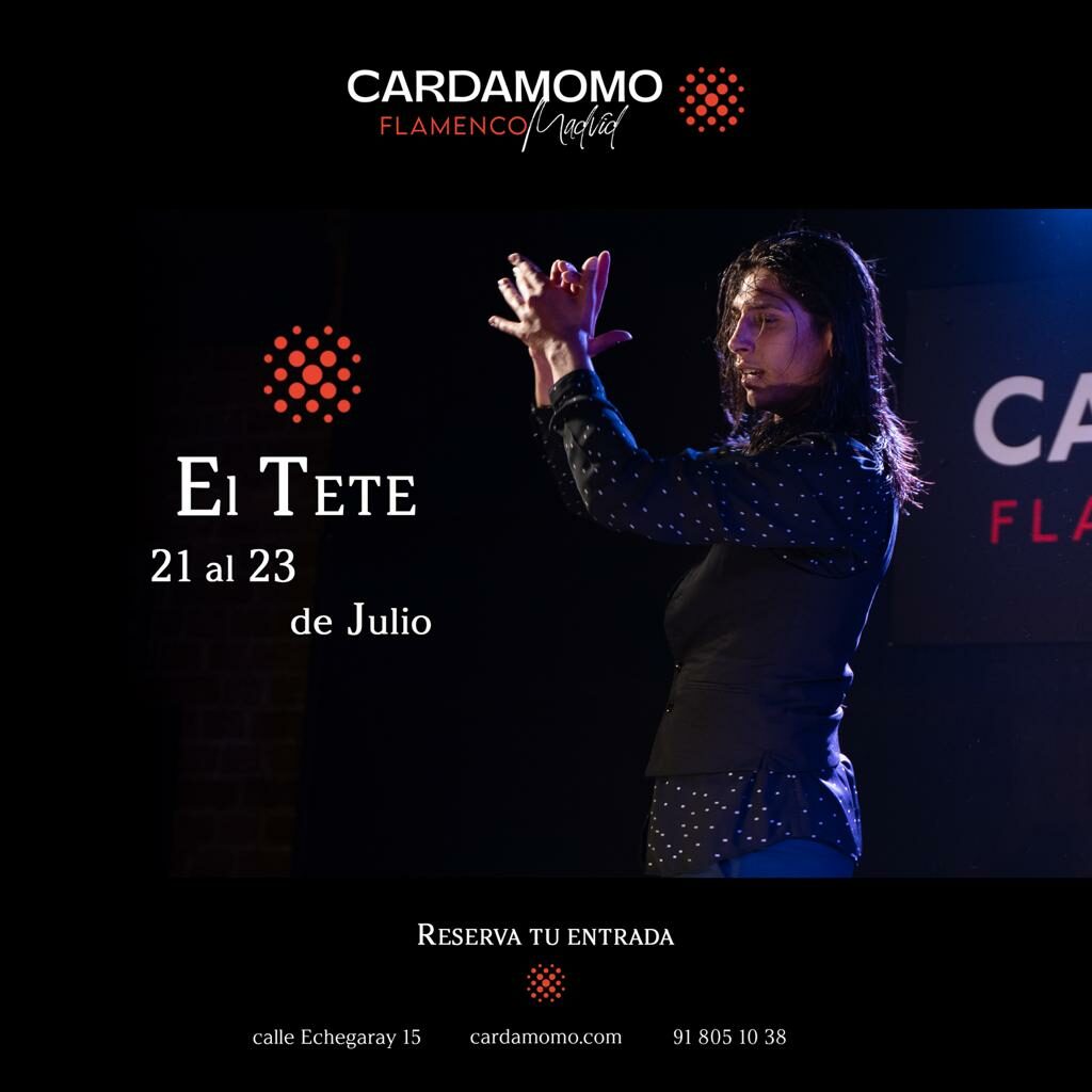 El Tete joven bailaor flamenco en Cardamomo en Julio