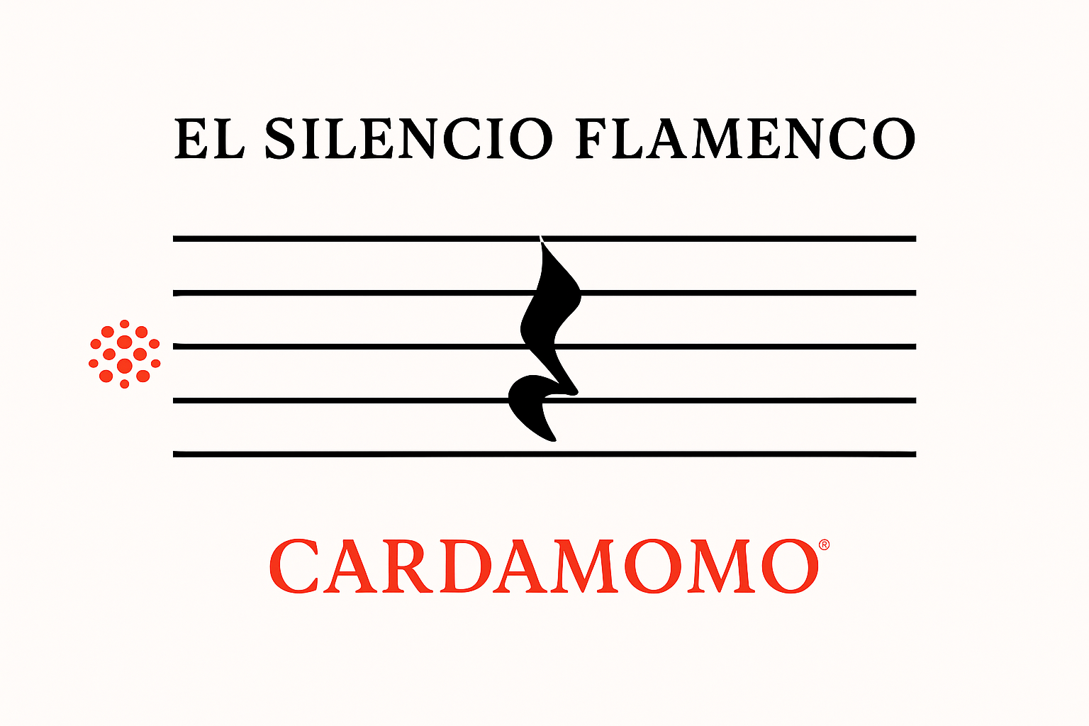 Representacion grafica del Silencio musical en Cardamomo